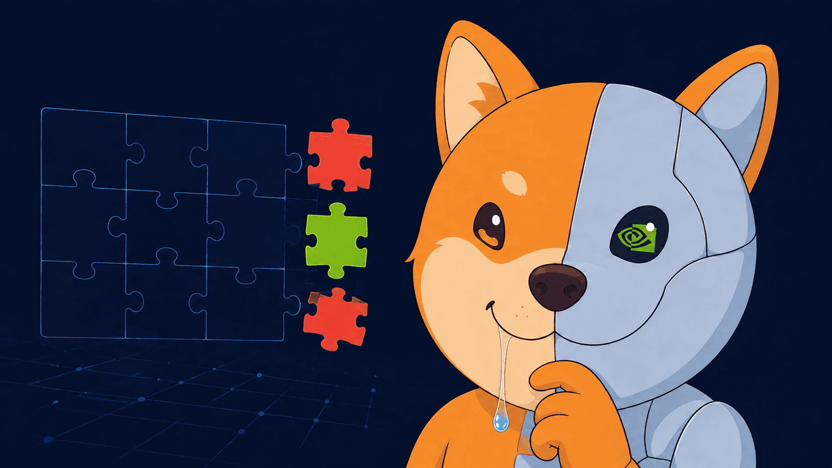 AGI studying a coherent puzzle board